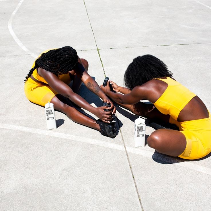 Weight training area with free weights and machines